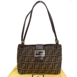Fendi Vintage Shoulder Bag Zucca Canvas #251616F12B